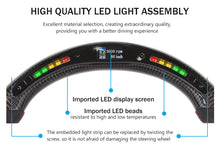Load image into Gallery viewer, Carbon fiber steering wheel LED smart version for Land Cruiser (2016-2020), Prado (2018-2019), Crown (2015-2018), Alphard (2015-2021), Vellfire (2015-2021)