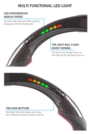 Carbon fiber steering wheel LED smart version for Infiniti G37 (2009-2013) Cyber