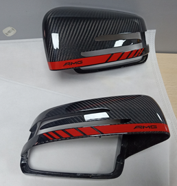 Carbon Fiber Mirror Covers for Mercedes-Benz A Class A176, B Class W246, C Class W204, E Class C207 | W212, S Class W221, GLK X204, GLA X156, CLA W117, CLS W218 (2014) Cyber