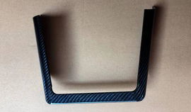 Tesla Model X Carbon Fiber Wireless Charging Frame Cyber