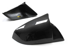 Charger l&#39;image dans la galerie, Tesla MODEL S Carbon Fiber Adhesive (Horn Style) (Matte) (Dry Carbon) Mirror Shell