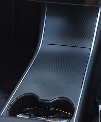 Tesla Model 3 Carbon Fiber Storage Box Lid Set (3-Piece Set)