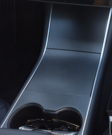 Tesla Model 3 Carbon Fiber Storage Box Lid Set (3-Piece Set) Cyber