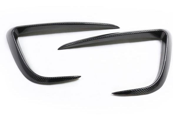 Carbon Fiber Model Y Front Bumper Side Blades for Tesla