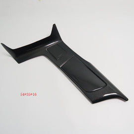 Carbon Fiber Center Console Panel (Large) + Lighter Cover + Cup Holder Cover for Chevrolet Corvette C7 Cyber