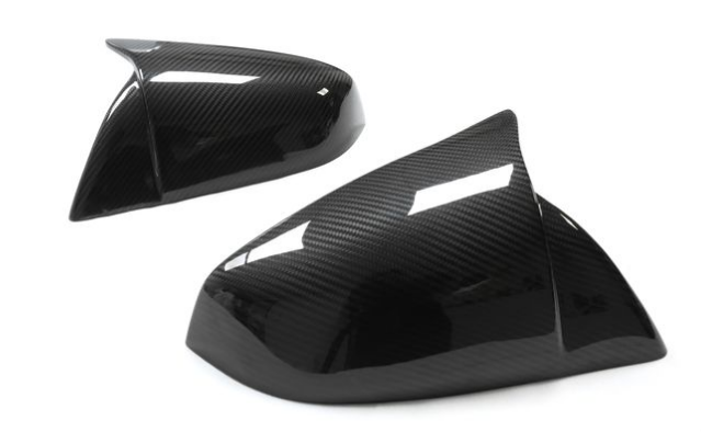 Tesla MODEL S Carbon Fiber Mirror Shell (Horn Style) (2021-2023)