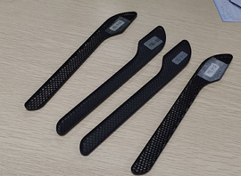 Tesla MODEL 3 Carbon Fiber Door Handle Covers (4-piece set) Cyber