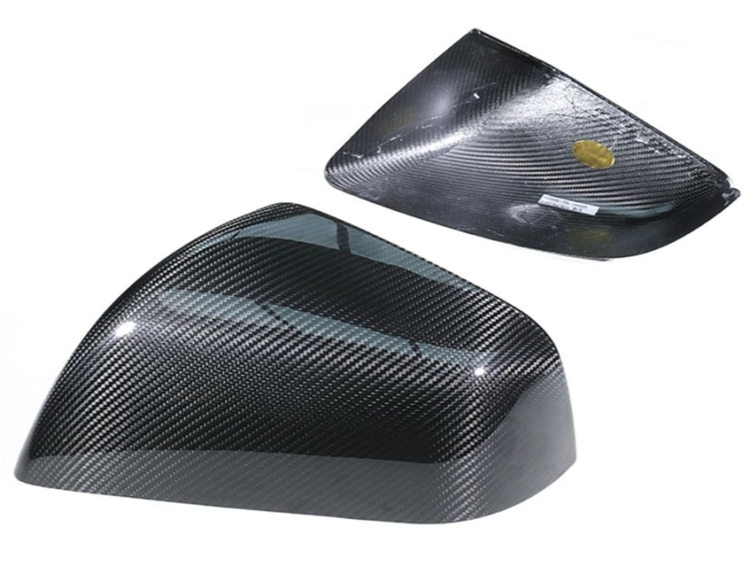 Tesla New Model X Carbon Fiber Adhesive (Dry Carbon) Mirror Shell