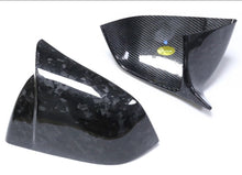 Laden Sie das Bild in den Galerie-Viewer, Tesla Carbon Fiber Adhesive MODEL Y (Horn Style) (Satin) Mirror Shell