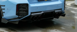 Carbon Fiber Rear Diffusers for BMW G87 M2 Cyber