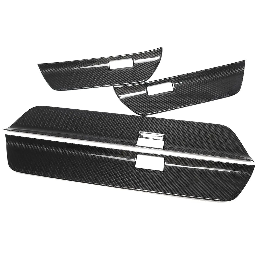 Tesla Model 3 Carbon Fiber Door Sill Trim Strip