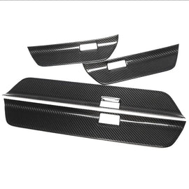 Tesla Model 3 Carbon Fiber Door Sill Trim Strip Cyber