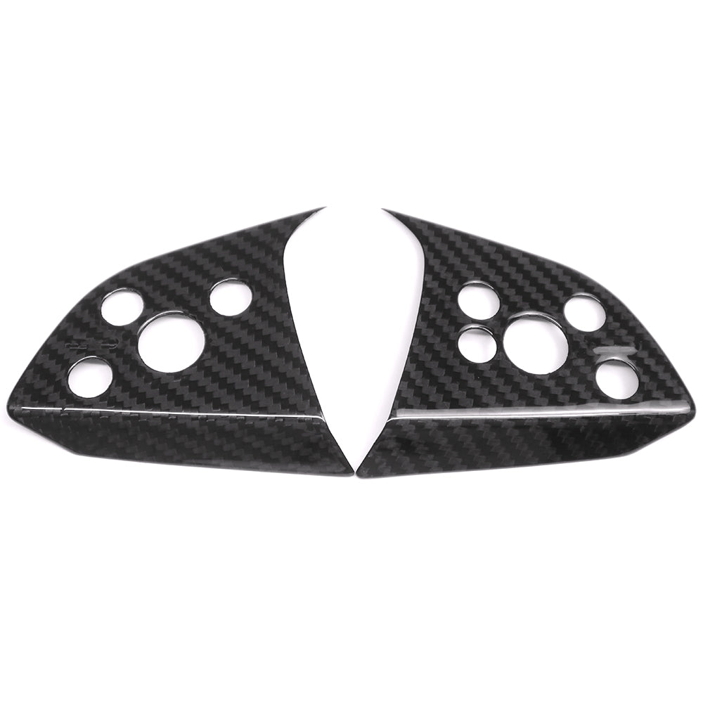 Tesla Model 3 Carbon Fiber Steering Wheel Left and Right Button Decals