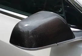 Carbon Fiber Model 3 Mirror Covers for Tesla Cyber