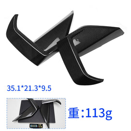 Carbon Fiber Front Bumper Side Vent Decoration for Ford New Mustang Cyber