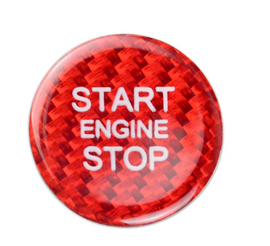 Carbon Fiber Ignition Switch Cover for Audi Models Cyber