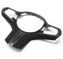 Charger l&#39;image dans la galerie, Carbon Fiber Steering Wheel Cover for BMW 5 Series, M5, M8, X3, X4, X3M, X4M