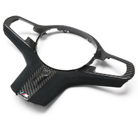 Carbon Fiber Steering Wheel Cover for BMW 5 Series, M5, M8, X3, X4, X3M, X4M Cyber