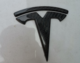 Carbon Fiber Model X Front Emblem for Tesla