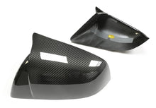 Charger l&#39;image dans la galerie, Tesla MODEL X Carbon Fiber Adhesive (Horn Style) (Dry Carbon) Mirror Shell