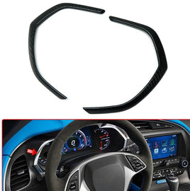 Carbon Fiber Instrument Cluster Trim for Chevrolet Corvette C7 Cyber