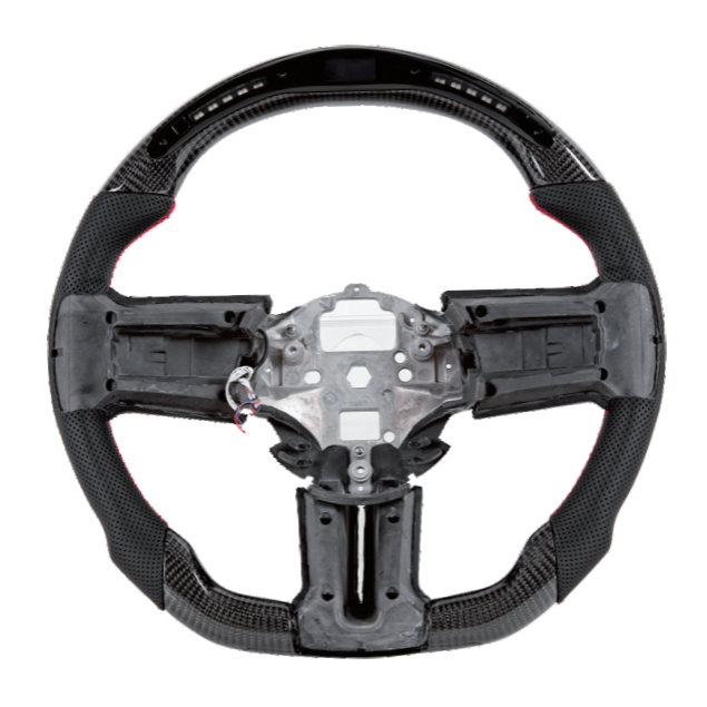 Carbon Fiber LED Smart Steering Wheel for Ford Mustang(2012-2014)