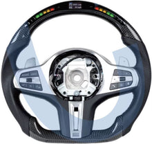 Charger l&#39;image dans la galerie, Carbon Fiber LED Steering Wheel for BMW 5 Series G30 (2020 Model)