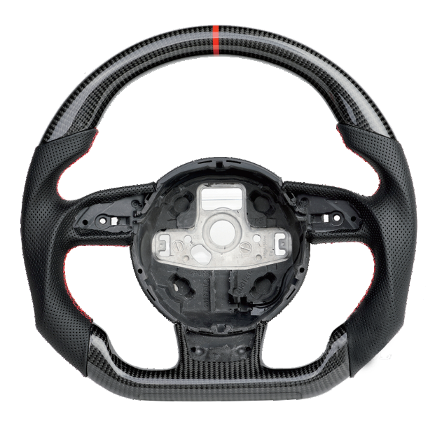 Carbon Fiber Steering Wheel for Audi RS3/RS4/RS5/RS6/RS7/S3/S4/S5 (2012-2016)