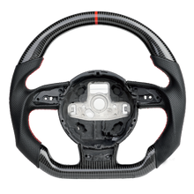Charger l&#39;image dans la galerie, Carbon Fiber Steering Wheel for Audi RS3/RS4/RS5/RS6/RS7/S3/S4/S5 (2012-2016)