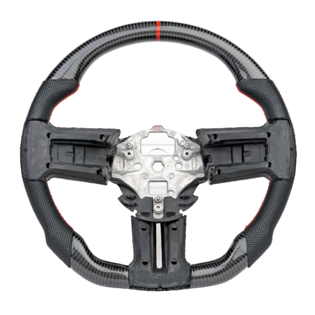 Carbon Fiber Steering Wheel for Ford Mustang(2012-2014)