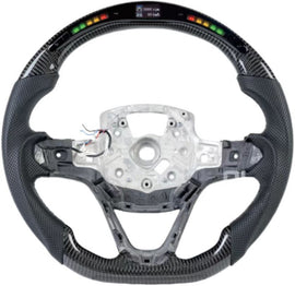 Carbon fiber steering wheel LED smart version - bare disc for BMW I8 (2014-2020)