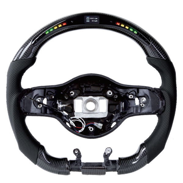 Carbon fiber steering wheel LED smart version for AMG C-Class (2018)