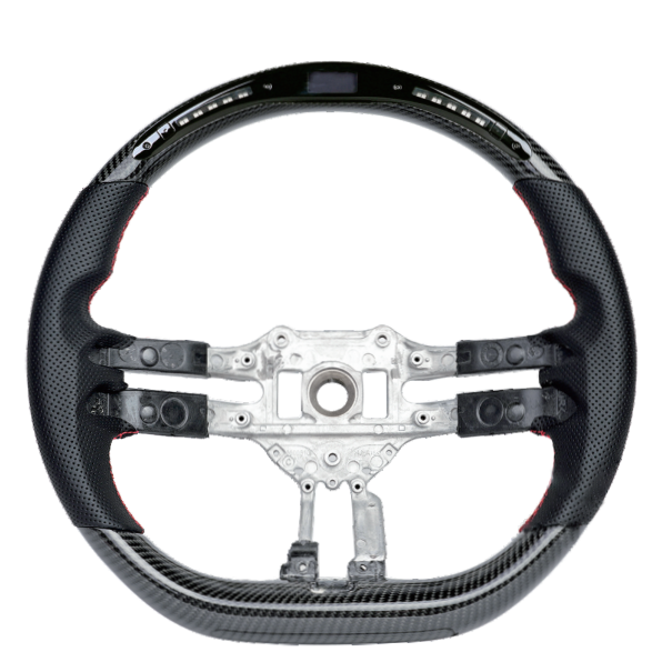 Carbon fiber steering wheel LED smart version for AMG S-Class (2018-2019), AMG E-Class (2019-2020), AMG C-Class (2019-2021), AMG A-Class (2019-2020), AMG CLA (2020-2021), AMG G-Class (2019-2021)