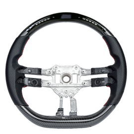 Carbon fiber steering wheel LED smart version for AMG S-Class (2018-2019), AMG E-Class (2019-2020), AMG C-Class (2019-2021), AMG A-Class (2019-2020), AMG CLA (2020-2021), AMG G-Class (2019-2021)