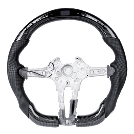Carbon fiber steering wheel LED smart version for BMW 1 Series (2015), 2 Series, 3 Series, 4 Series, X1, X2, X3, X4, X5, X6 (2015)