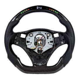 Carbon fiber steering wheel LED smart version for BMW E90 (2005)