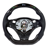 Carbon fiber steering wheel LED smart version for BMW E90 (2005)