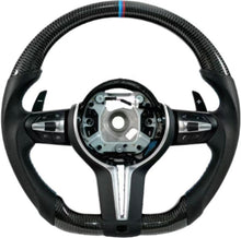 Charger l&#39;image dans la galerie, Carbon fiber steering wheel LED smart version for BMW F chassis 3 Series (2020 model year)