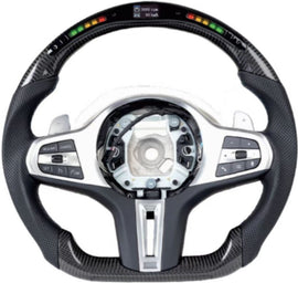 Carbon fiber steering wheel LED smart version for BMW G chassis 3 Series (2020 model year)