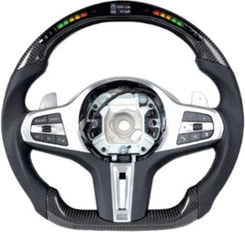 Carbon fiber steering wheel LED smart version for BMW/G chassis 5 Series, 3 Series (2020 model year)