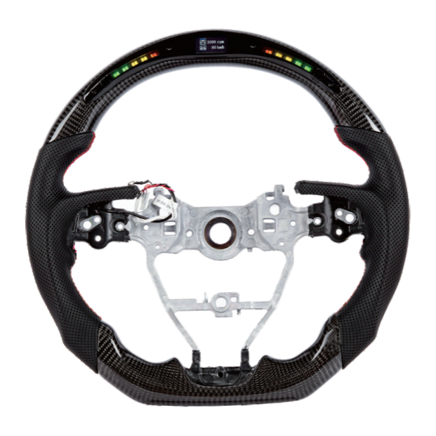 Carbon fiber steering wheel LED smart version for Camry (2018-2019), Corolla (2019), Levin (2019), Vellfire (2020), Avalon (2019), RAV4 (2020)