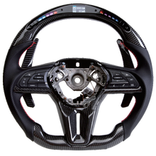 Laden Sie das Bild in den Galerie-Viewer, Carbon fiber steering wheel LED smart version for GT-R (2017-2020)