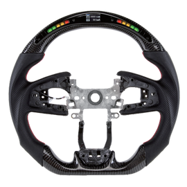 Carbon fiber steering wheel LED smart version for Honda Civic Type R (2016-2021)