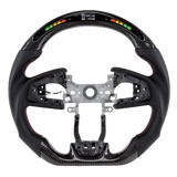 Carbon fiber steering wheel LED smart version for Honda Civic Type R (2016-2021)