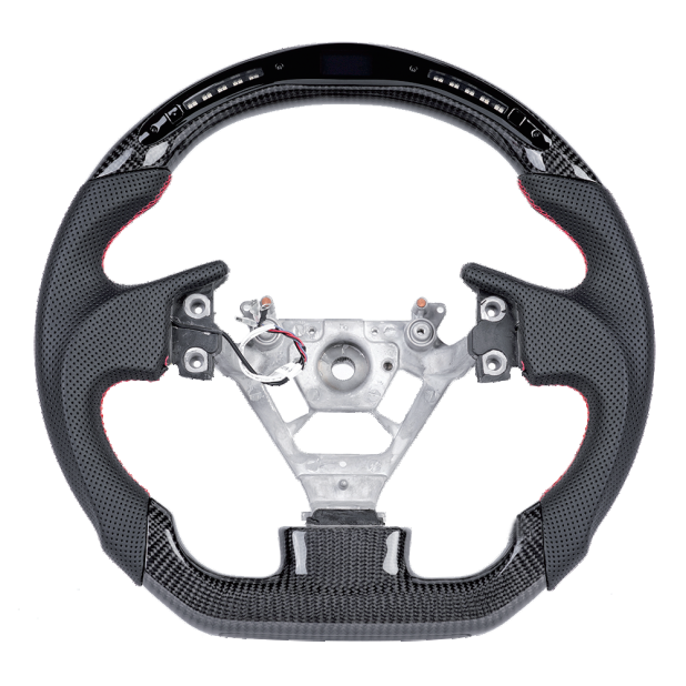Carbon fiber steering wheel LED smart version for Infiniti G35 (2004-2007)