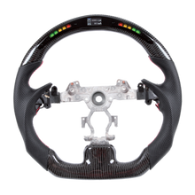 Charger l&#39;image dans la galerie, Carbon fiber steering wheel LED smart version for Infiniti G37 (2009-2013)