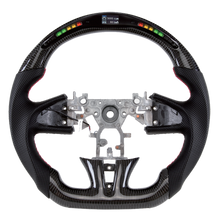 Charger l&#39;image dans la galerie, Carbon fiber steering wheel LED smart version for Infiniti Q50 (2010-2016)