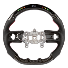 Laden Sie das Bild in den Galerie-Viewer, Carbon fiber steering wheel LED smart version for Jeep Wrangler (2018-2021)
