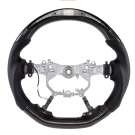 Carbon fiber steering wheel LED smart version for Land Cruiser (2016-2020), Prado (2018-2019), Crown (2015-2018), Alphard (2015-2021), Vellfire (2015-2021)