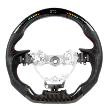 Charger l&#39;image dans la galerie, Carbon fiber steering wheel LED smart version for Lexus ES (2015-2017), RX (2016-2020), LX (2016-2019)